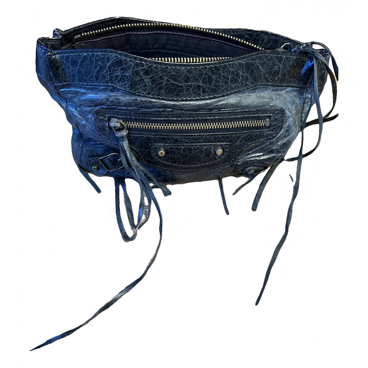 Envelop leather clutch bag