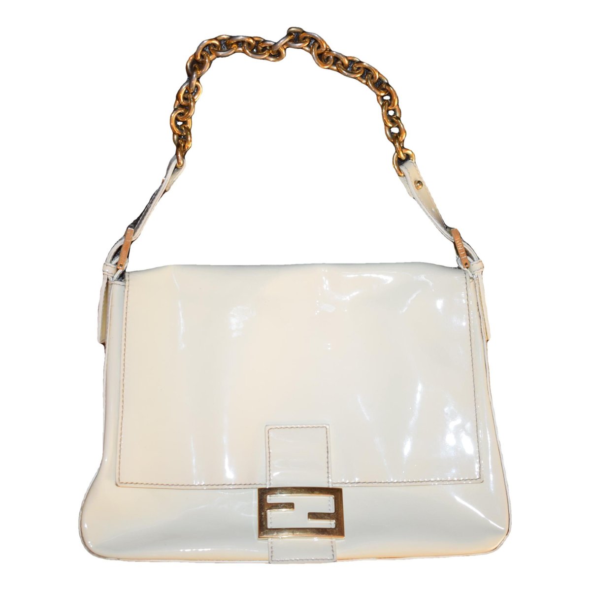 Baguette Chain leather handbag