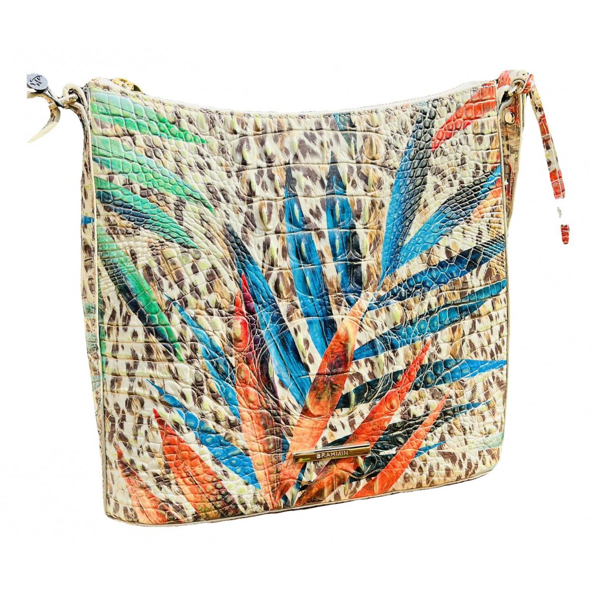 Leather crossbody bag