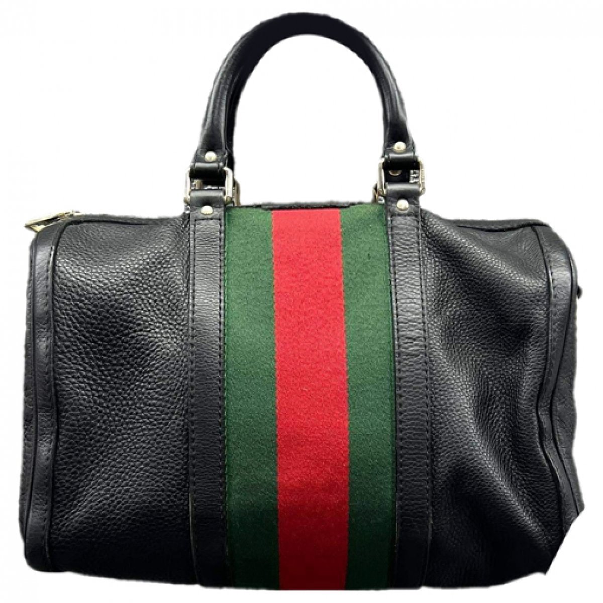 Boston leather handbag