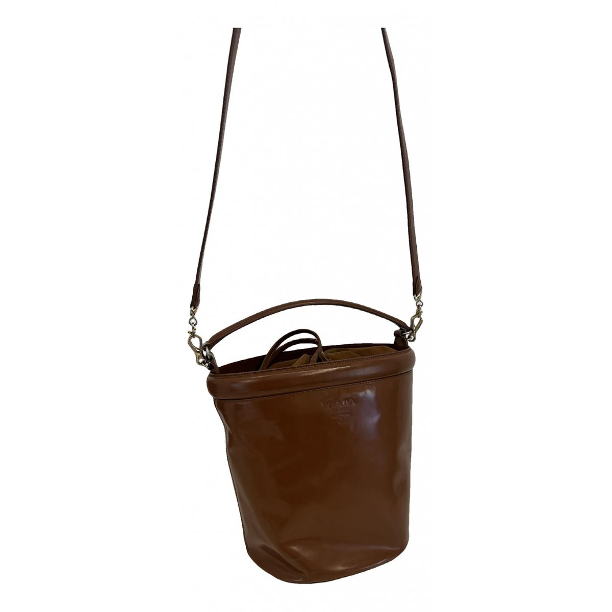 Panier leather handbag