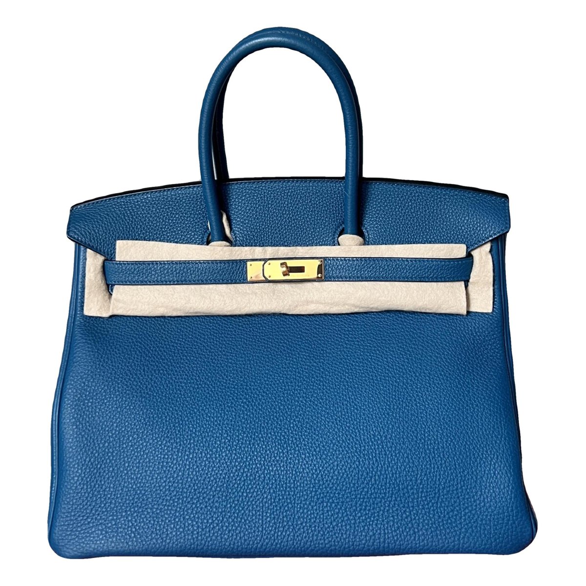 Birkin 35 leather handbag