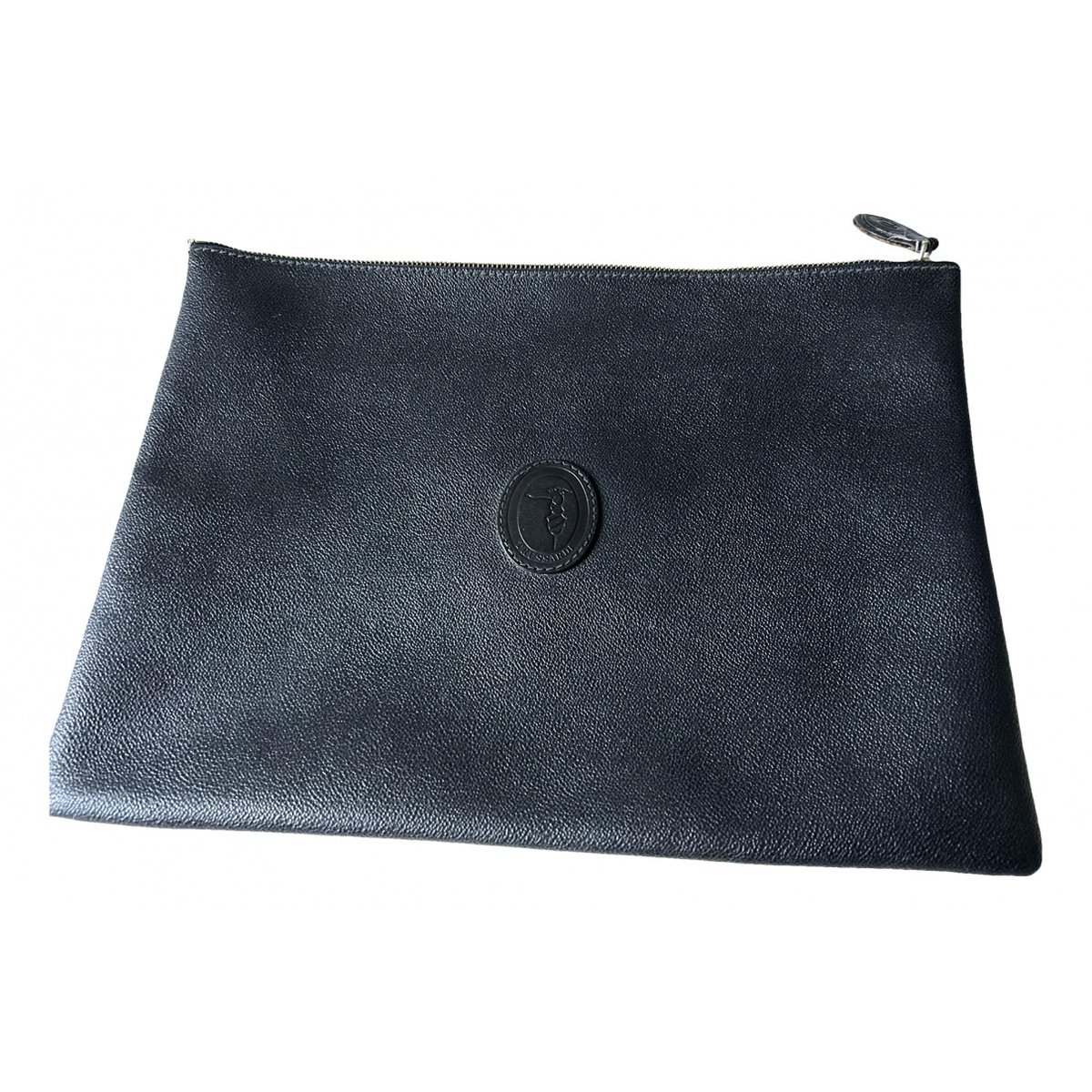 Leather clutch bag