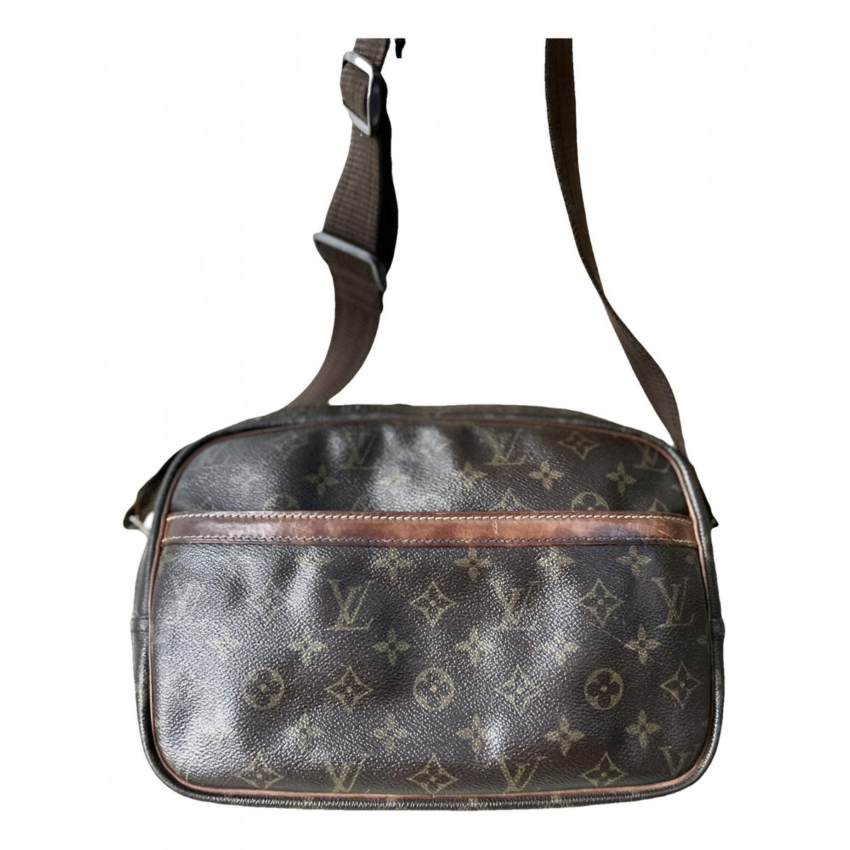 Reporter vinyl crossbody bag