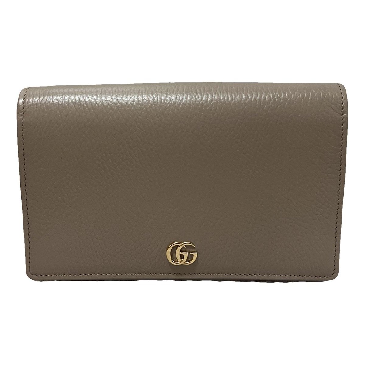 GG Marmont Chain Flap Wallet leather crossbody bag