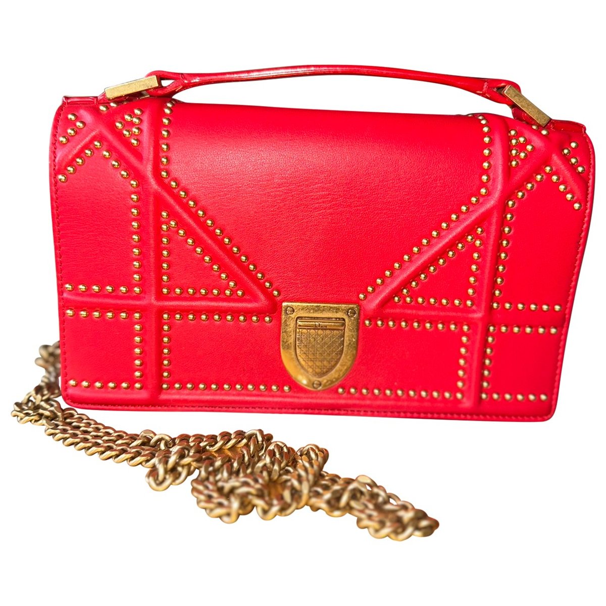 Diorama leather crossbody bag