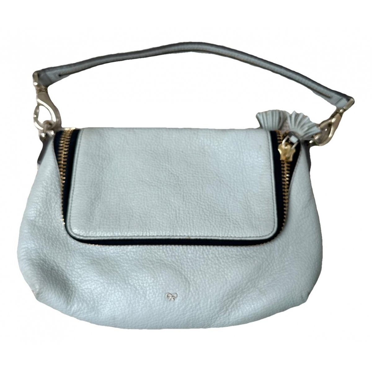 Maxi Zip leather crossbody bag