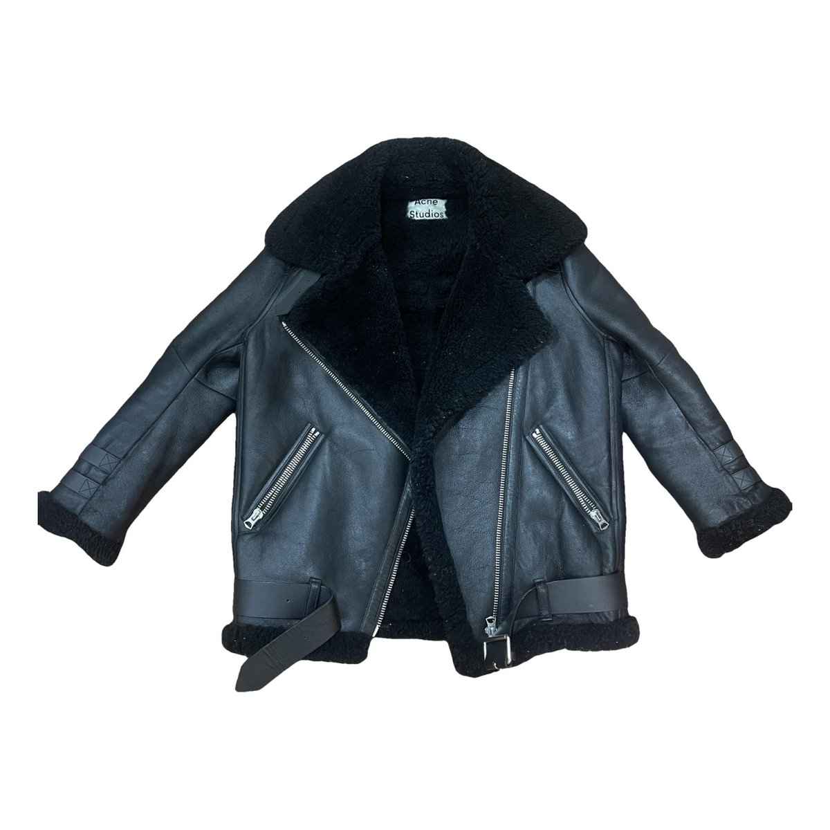 Velocite leather biker jacket