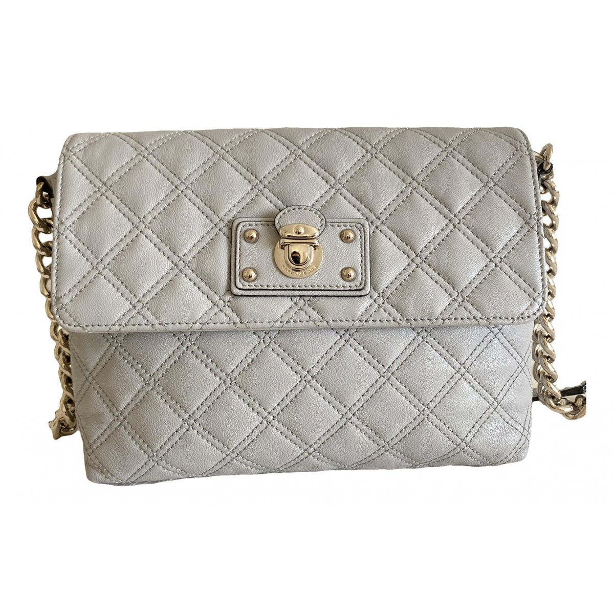 Single leather handbag