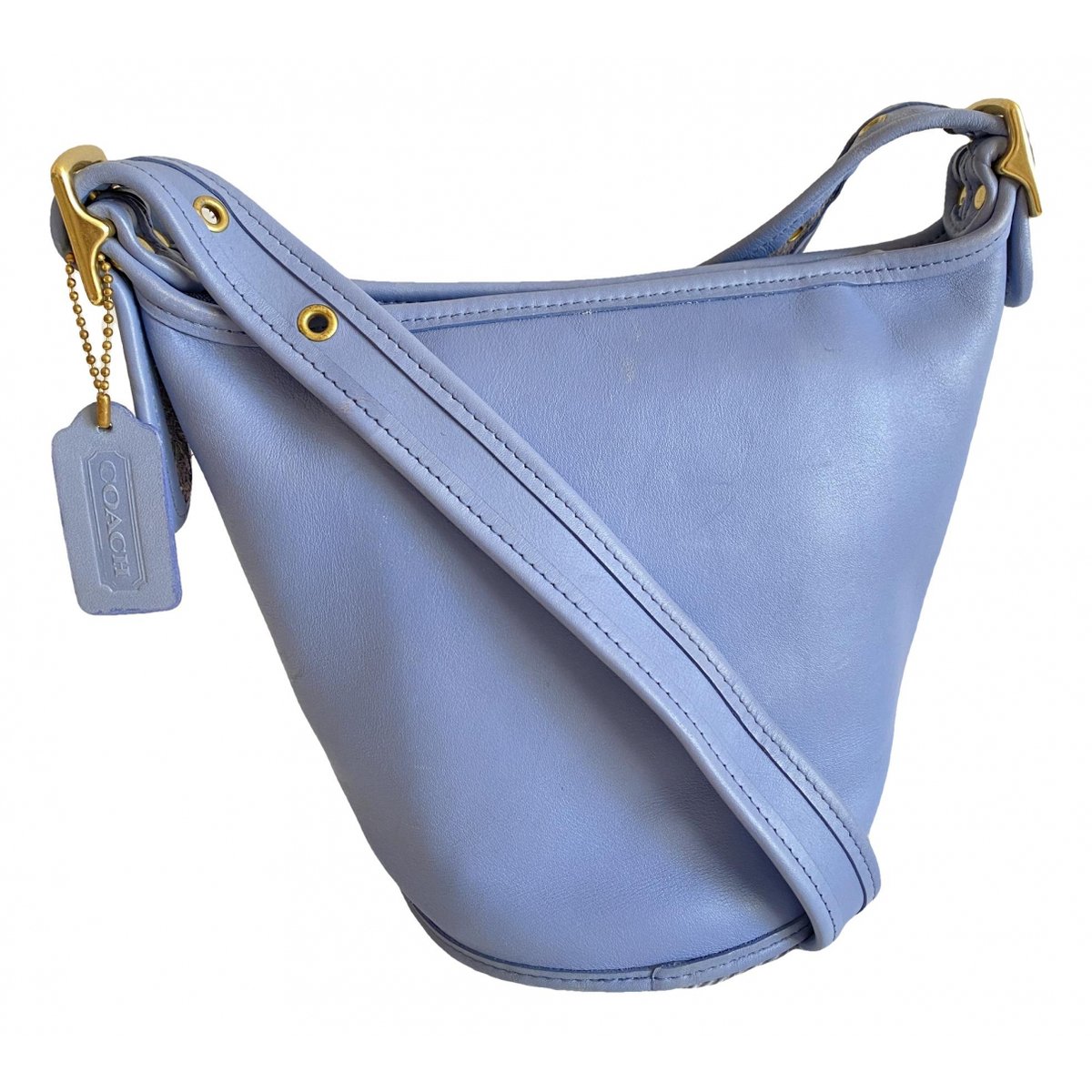 Abby duffle leather handbag