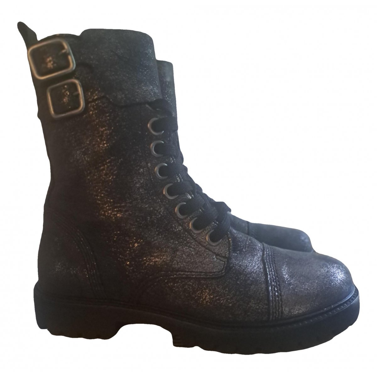 Joe leather biker boots