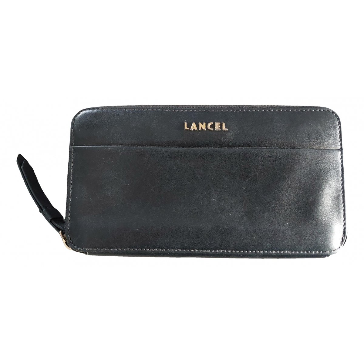 Lettrines leather wallet