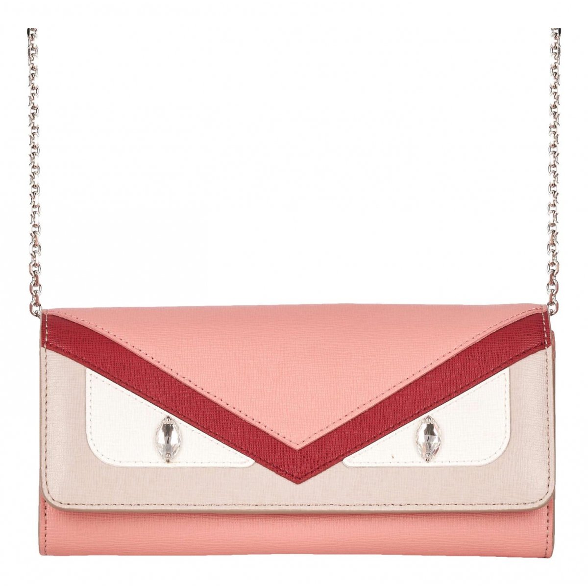 Wallet On Chain leather handbag