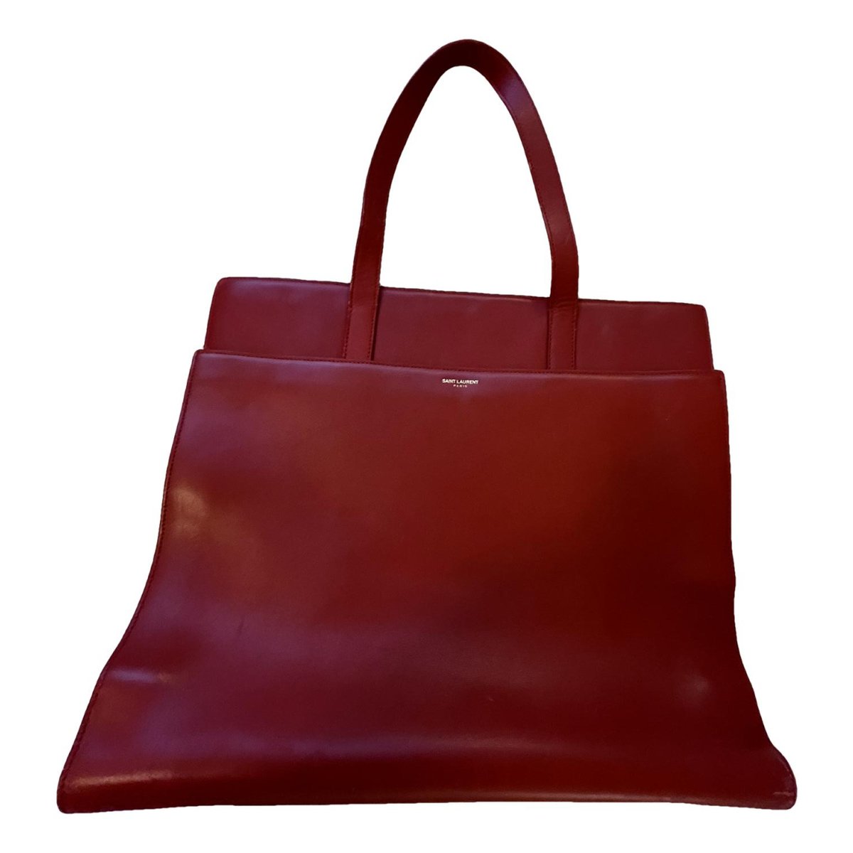 Shopping leather tote