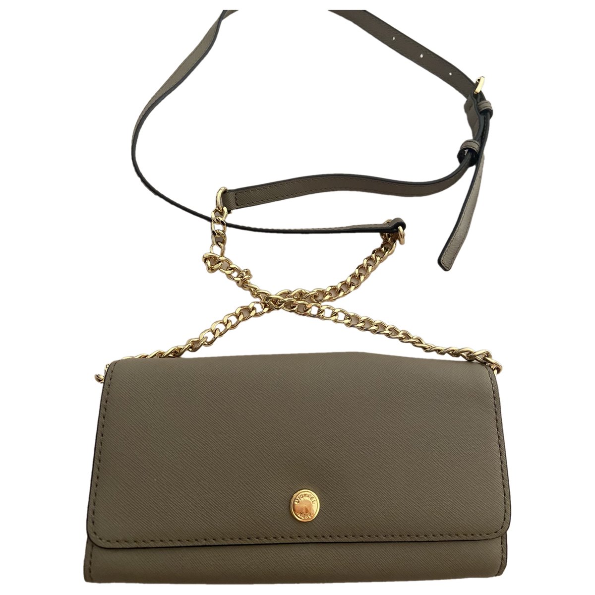 Abbey leather clutch bag