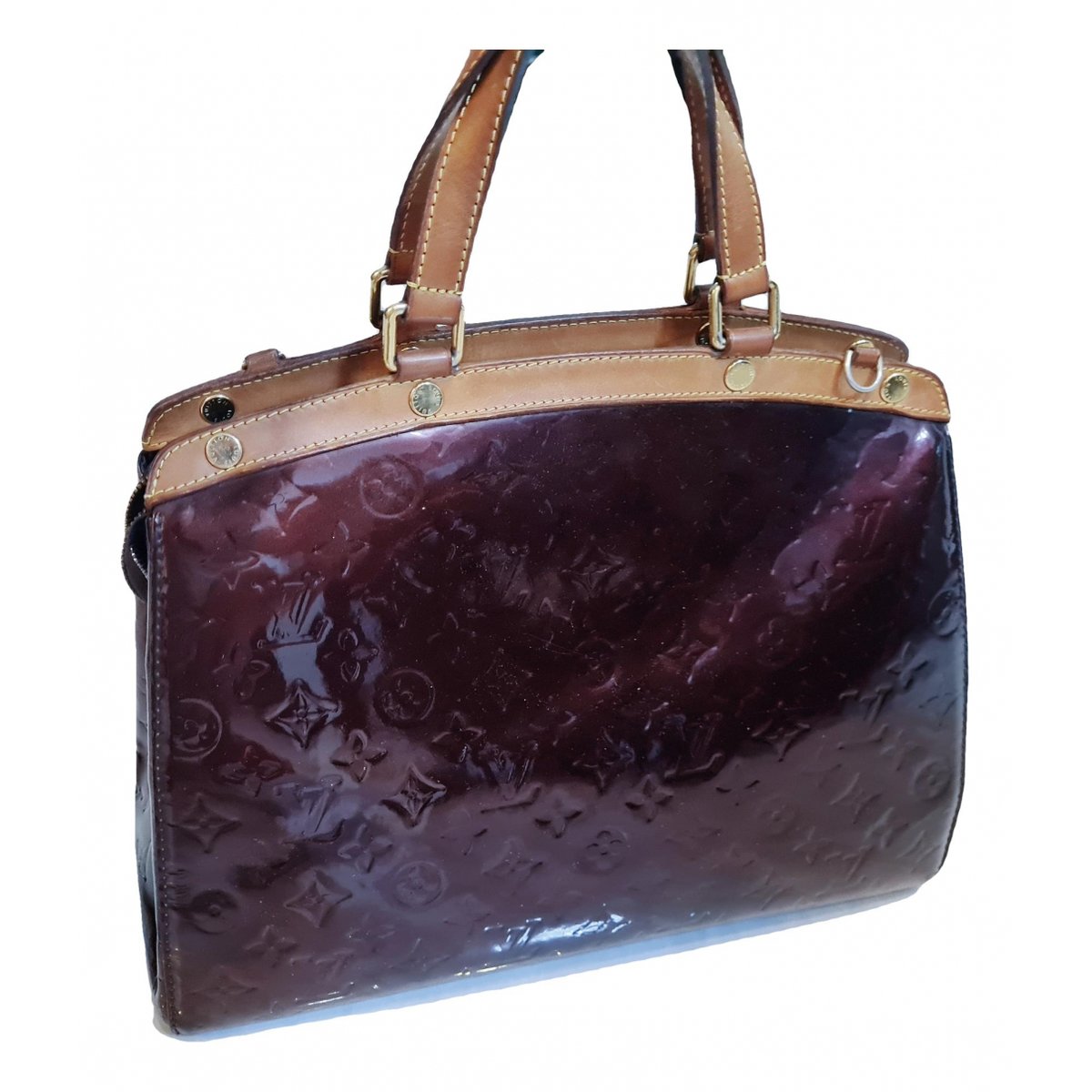Bréa patent leather handbag