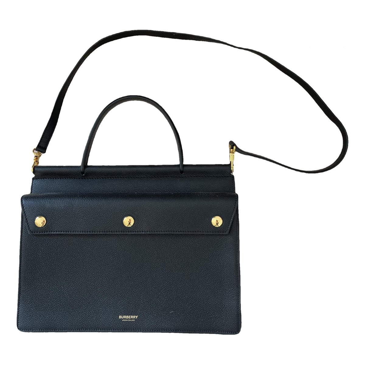 Pocket leather tote