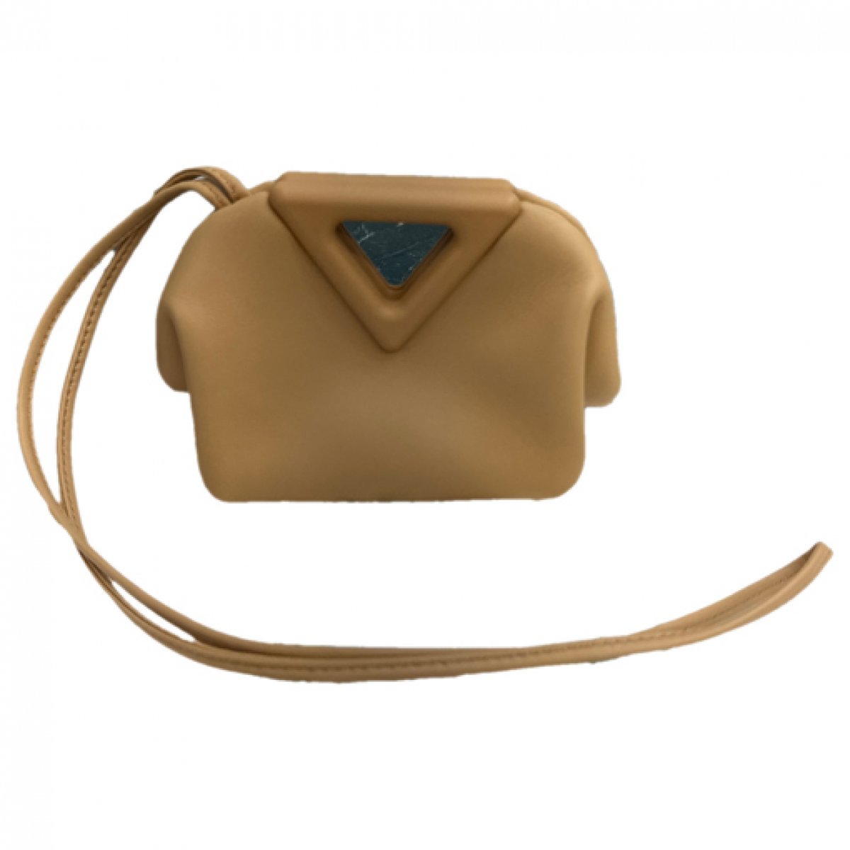 Point leather mini bag