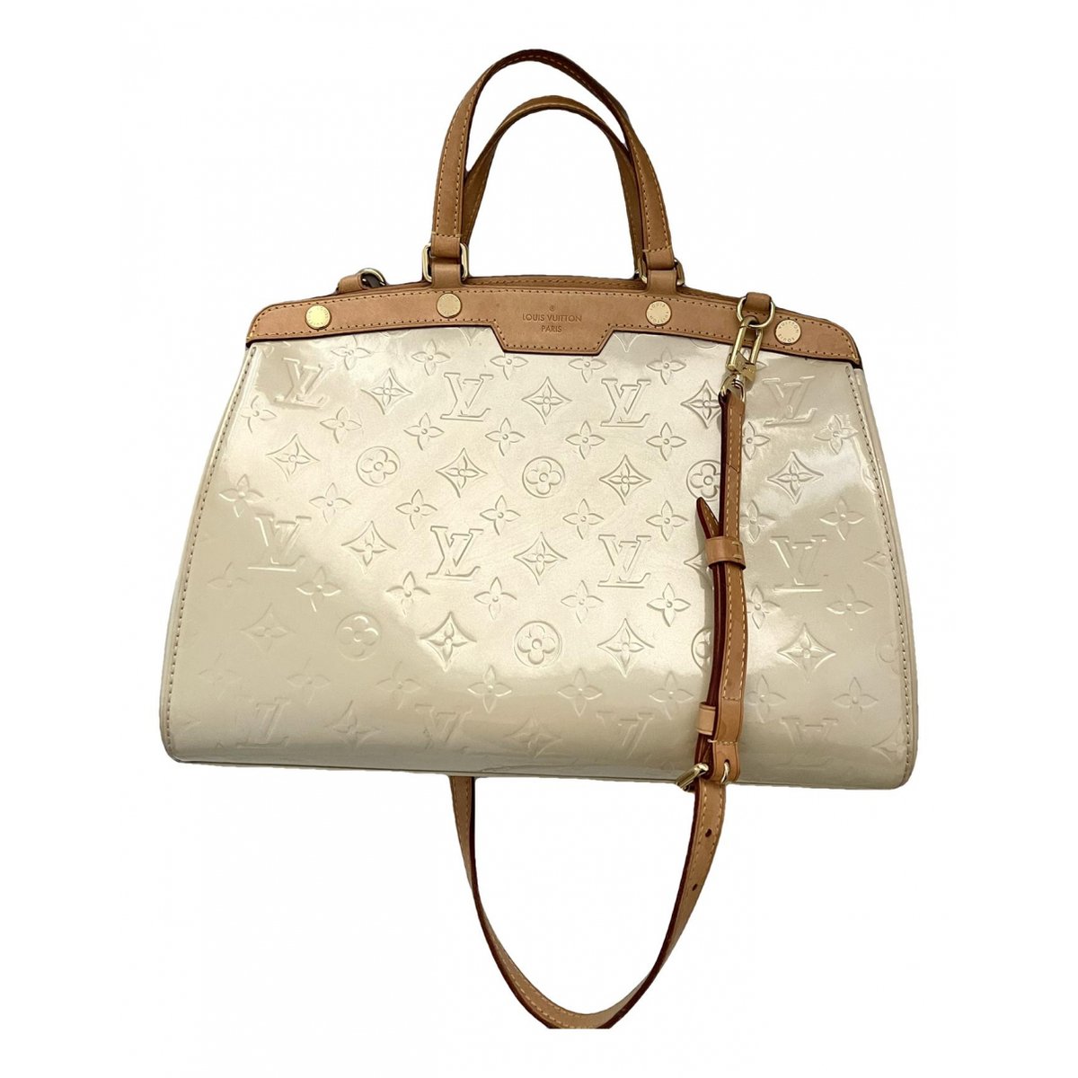Bréa patent leather handbag