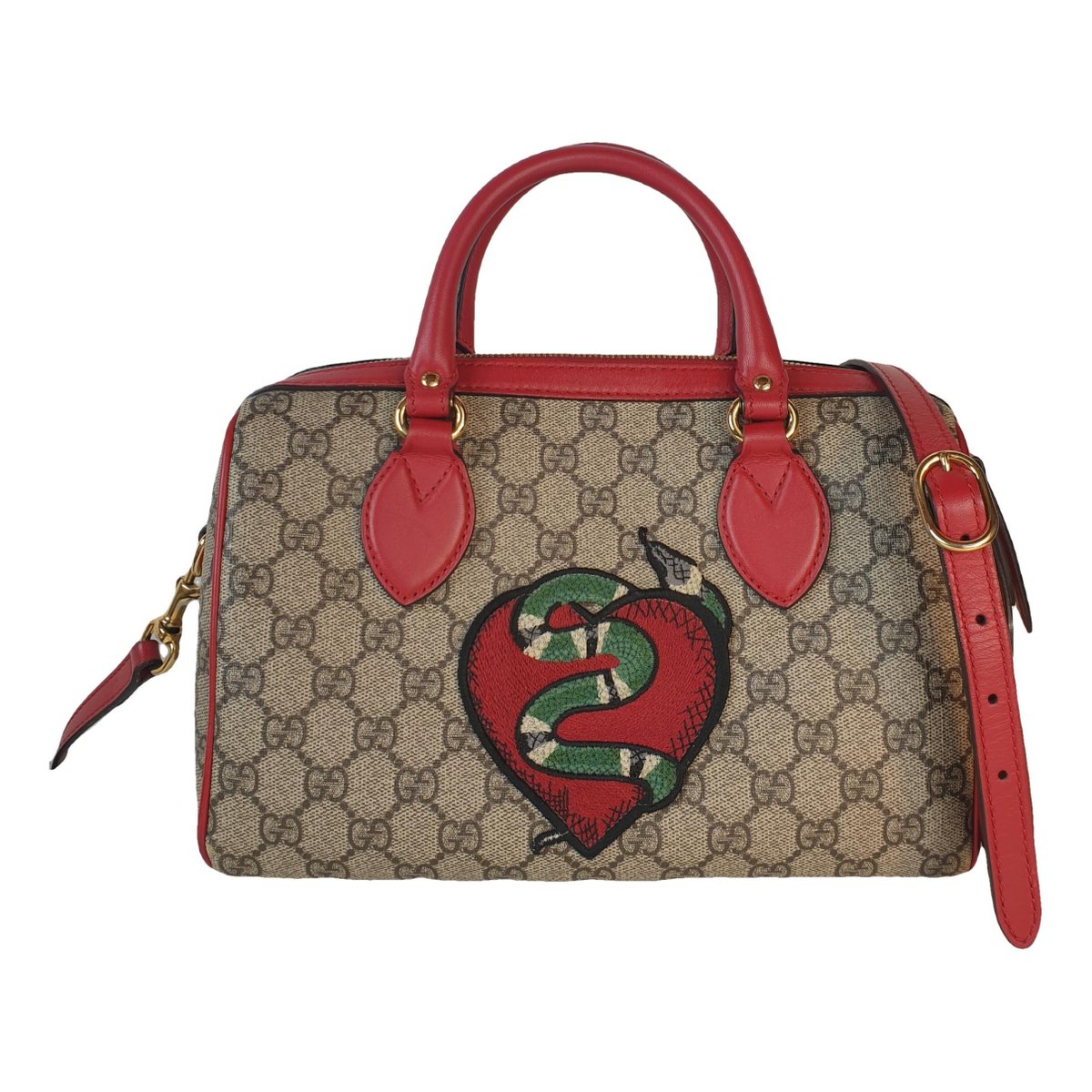 Boston leather handbag
