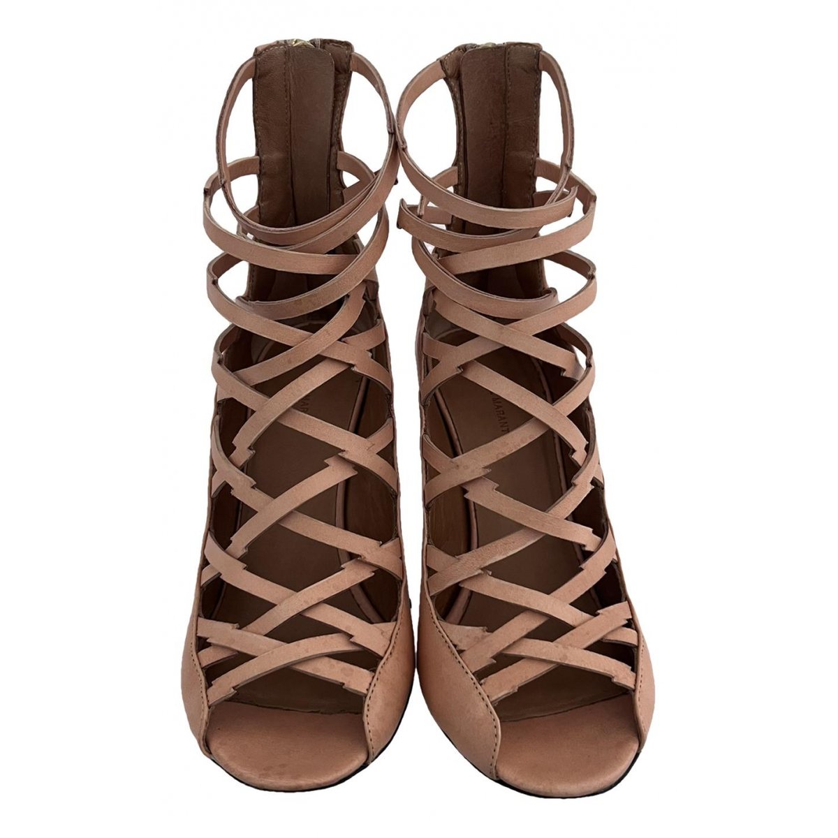 Paw leather sandal