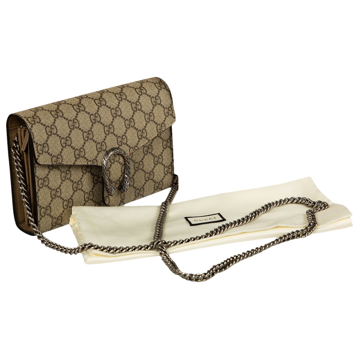 Dionysus Chain Wallet leather crossbody bag