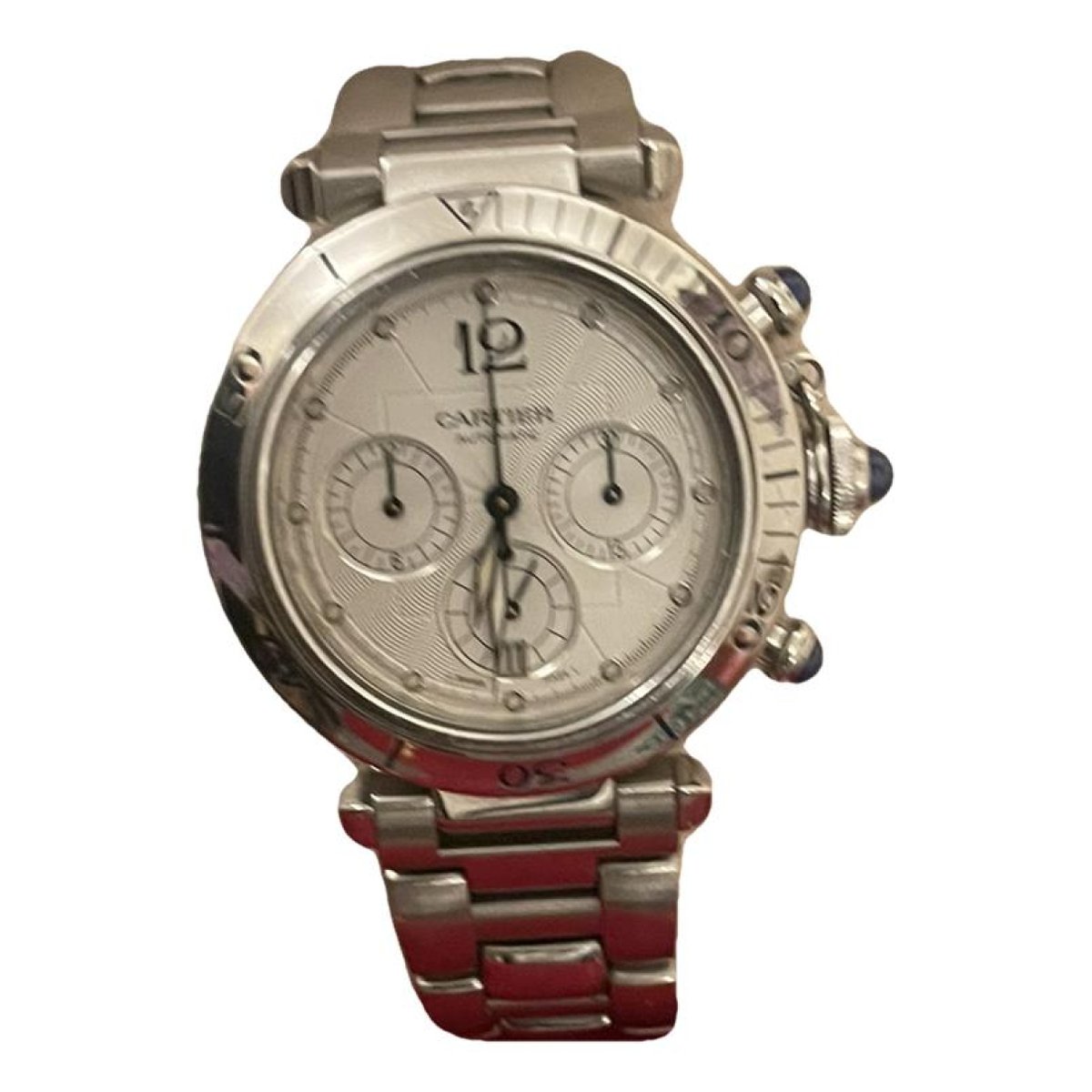 Pasha Chronographe silver watch