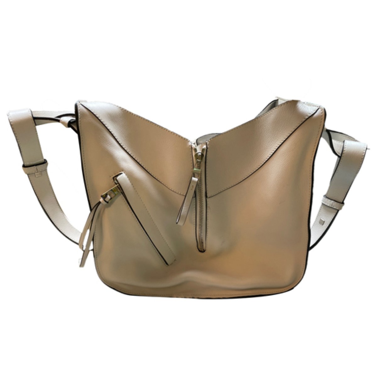 Hammock leather handbag