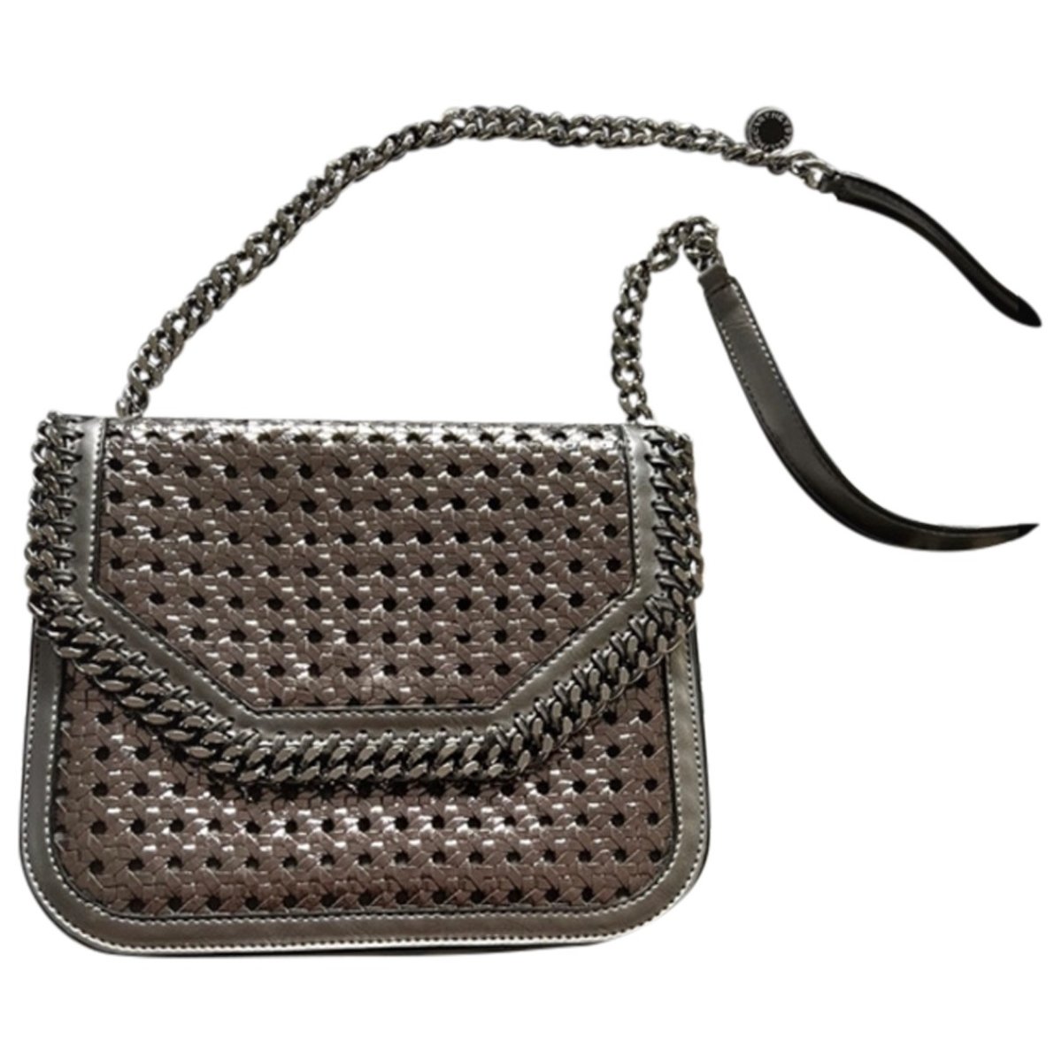 Falabella vegan leather clutch bag