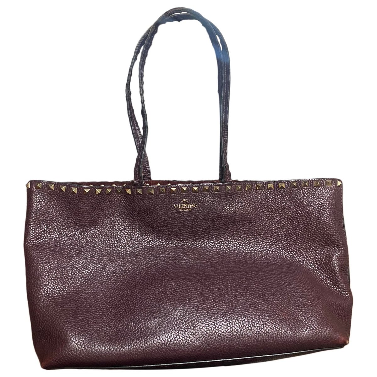 Demilune leather handbag