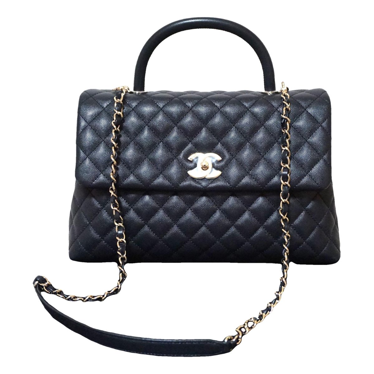 Coco Handle leather handbag