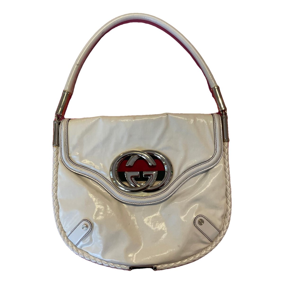 Blondie patent leather handbag