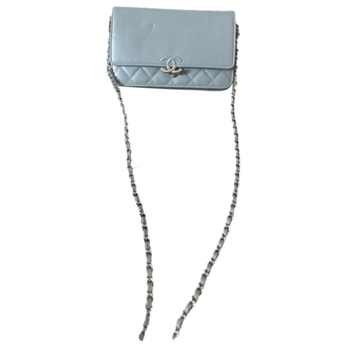Wallet On Chain leather handbag