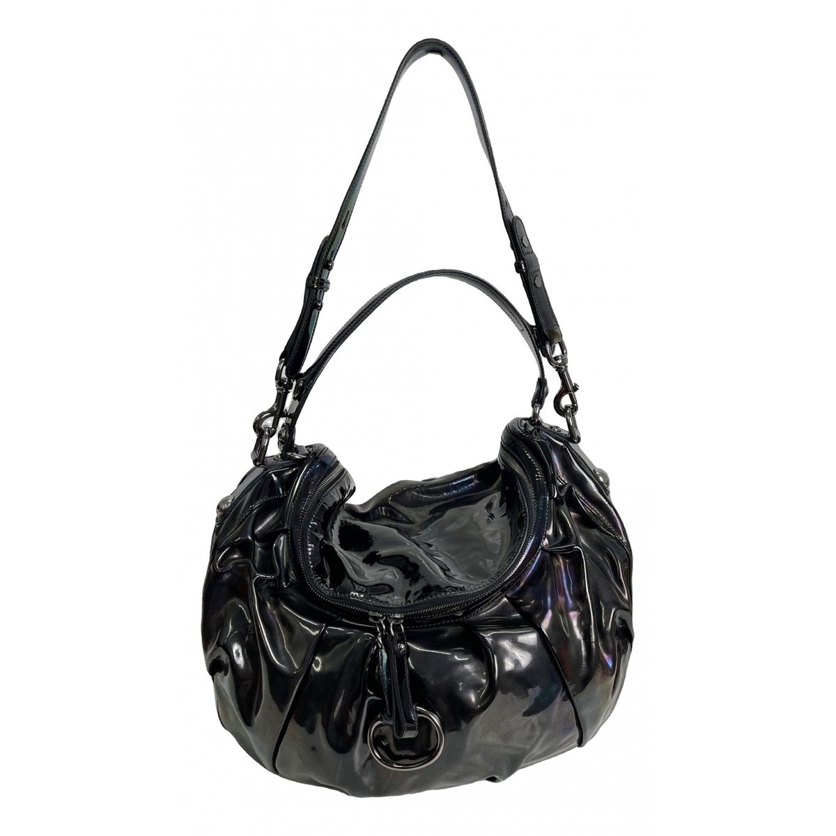 Hobo leather handbag