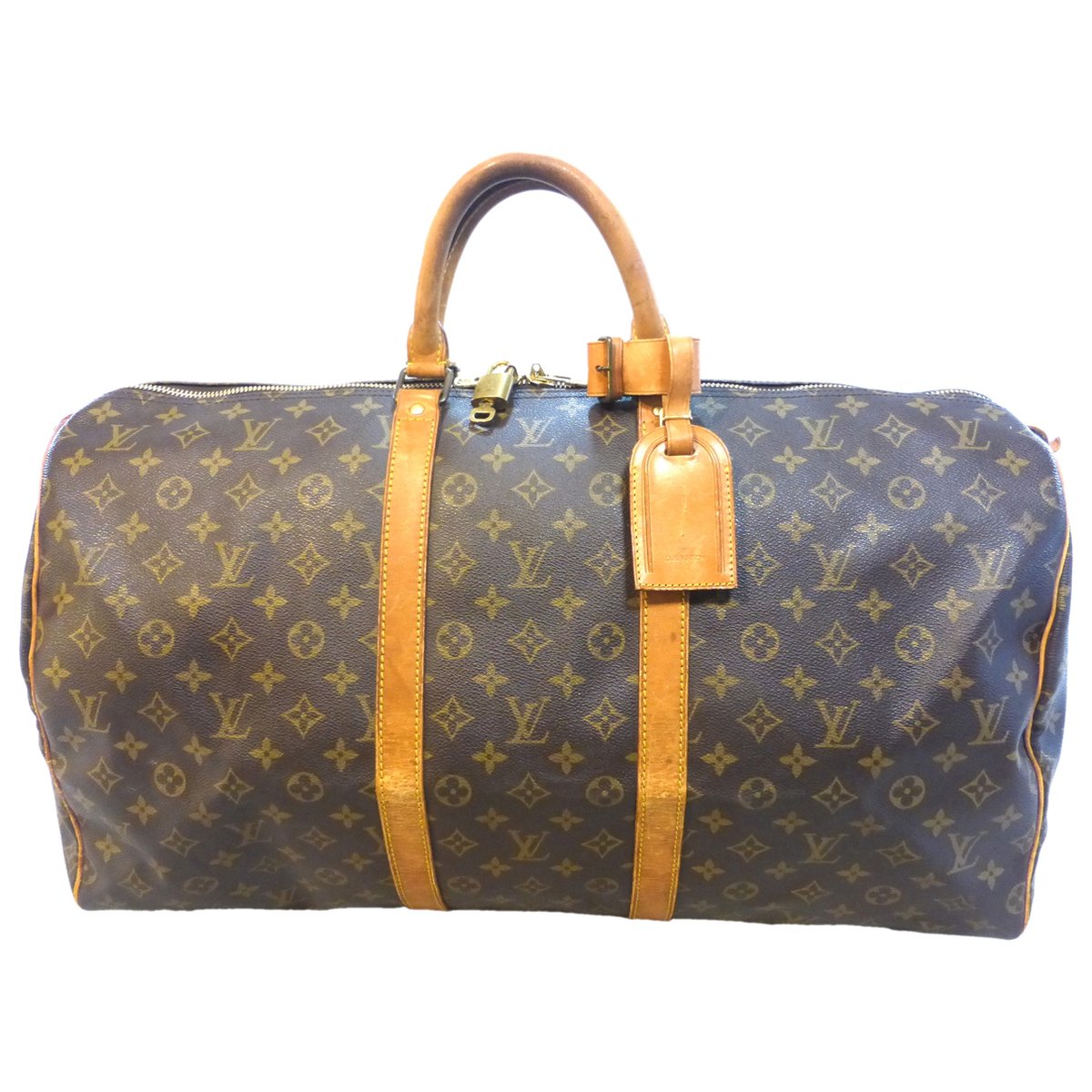Keepall leather 48h bag