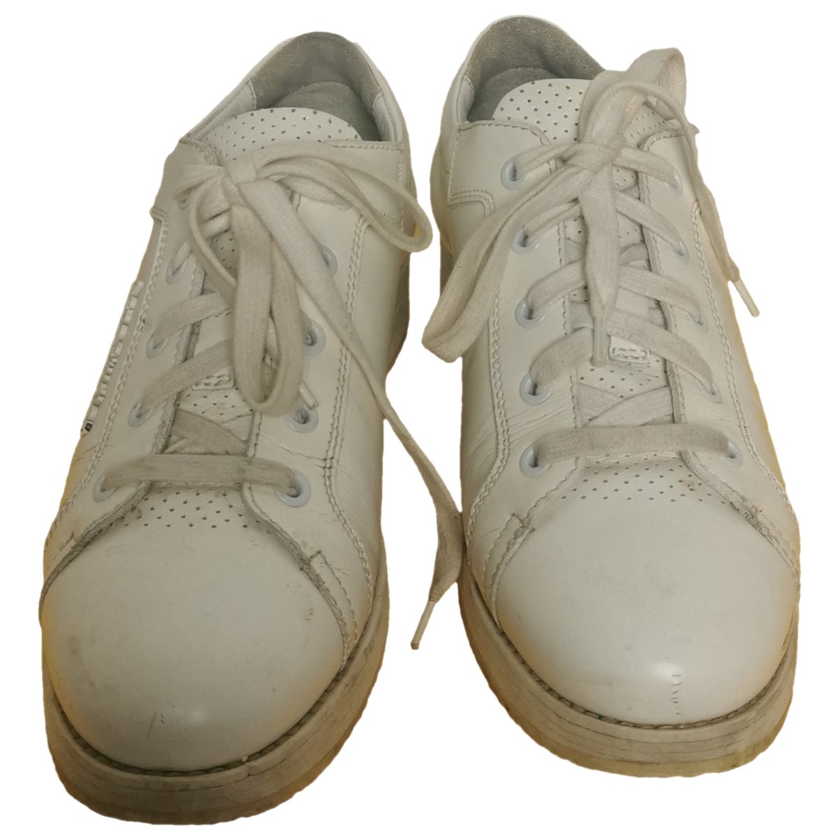 Steffey leather trainers