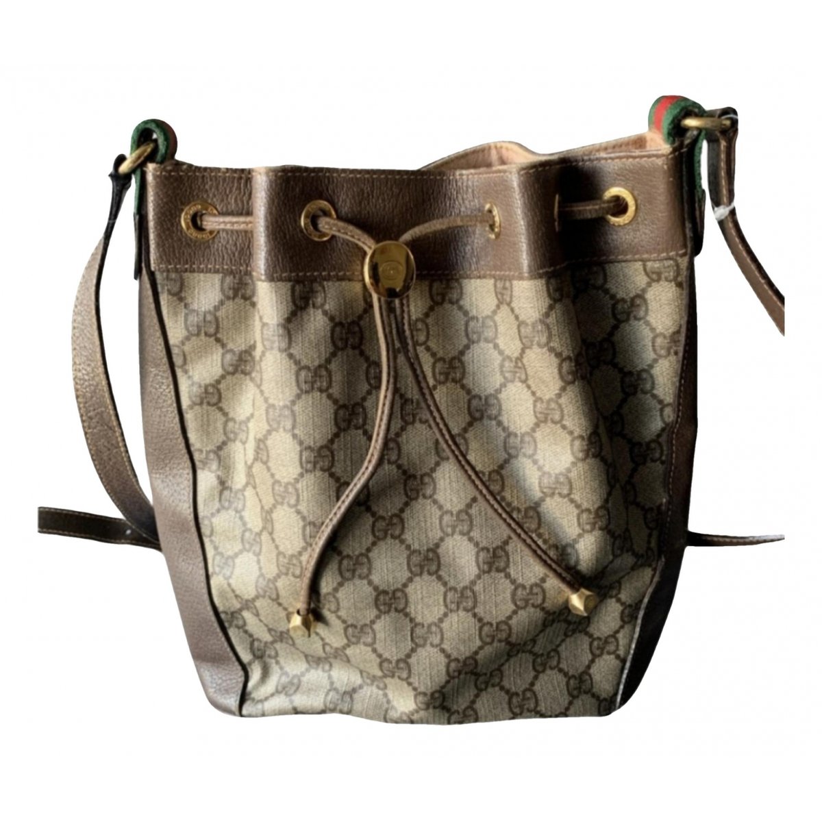 Ophidia Bucket leather crossbody bag