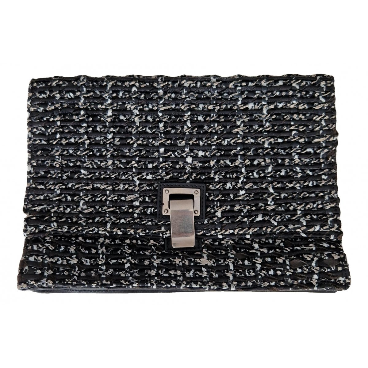 Lunch leather clutch bag