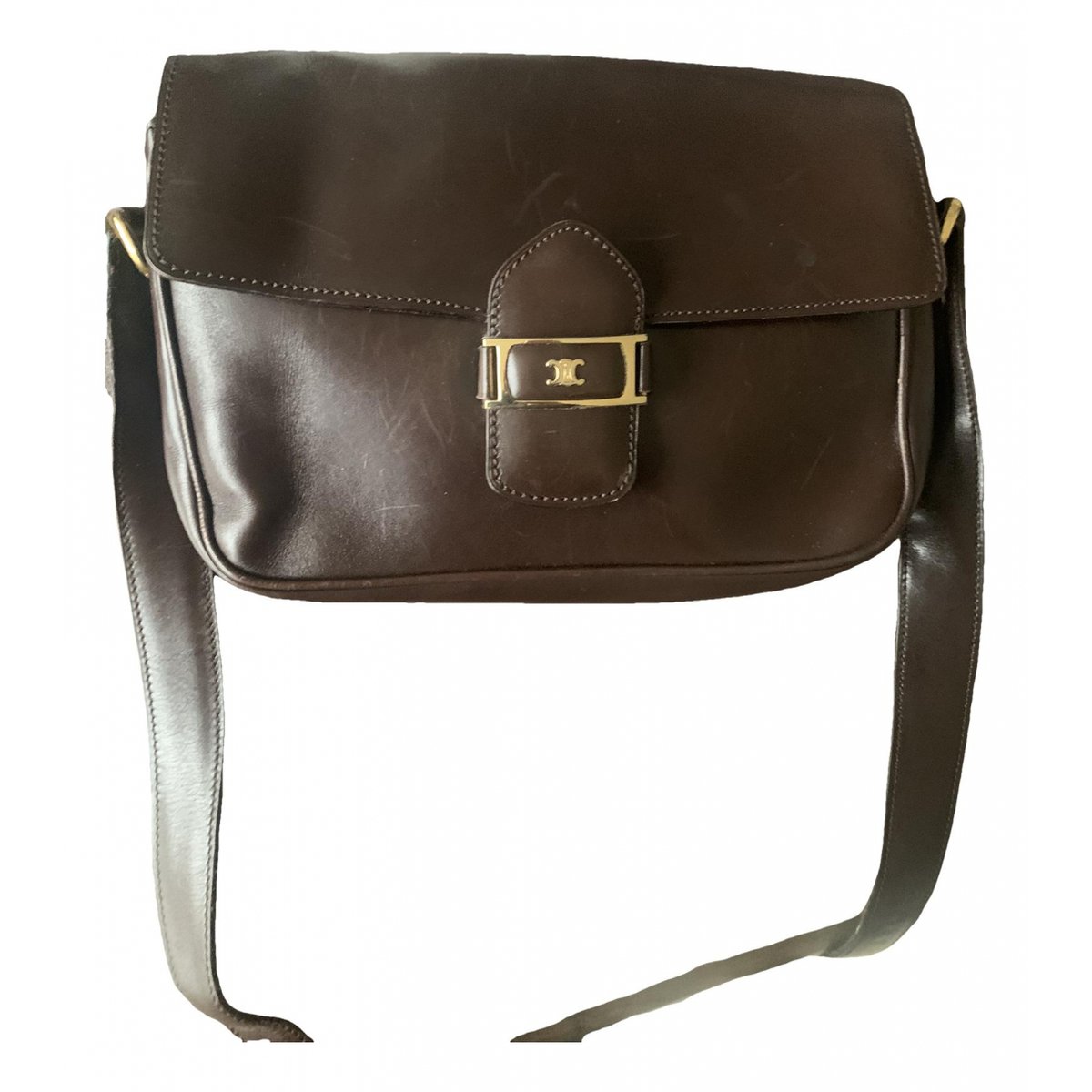 Triomphe Maillon leather crossbody bag