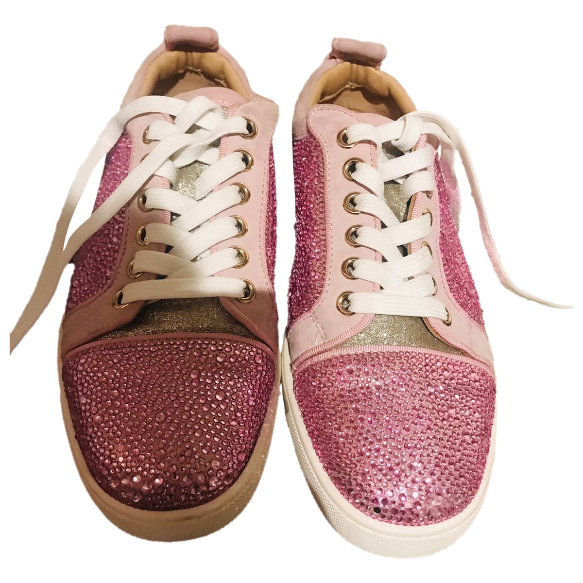 Krystal Sock leather trainers