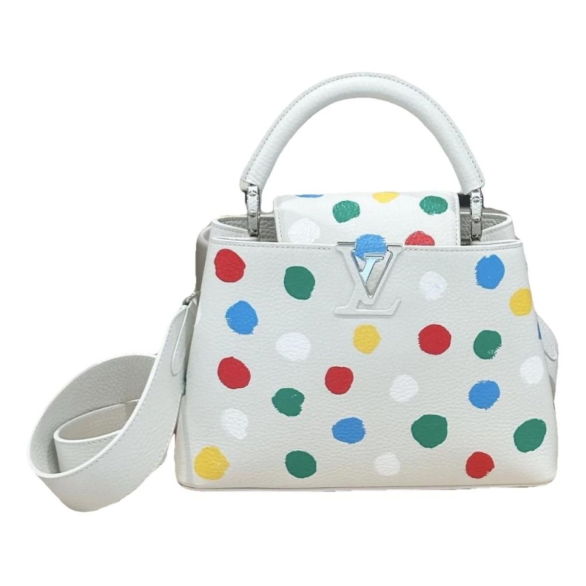 Capucines leather handbag