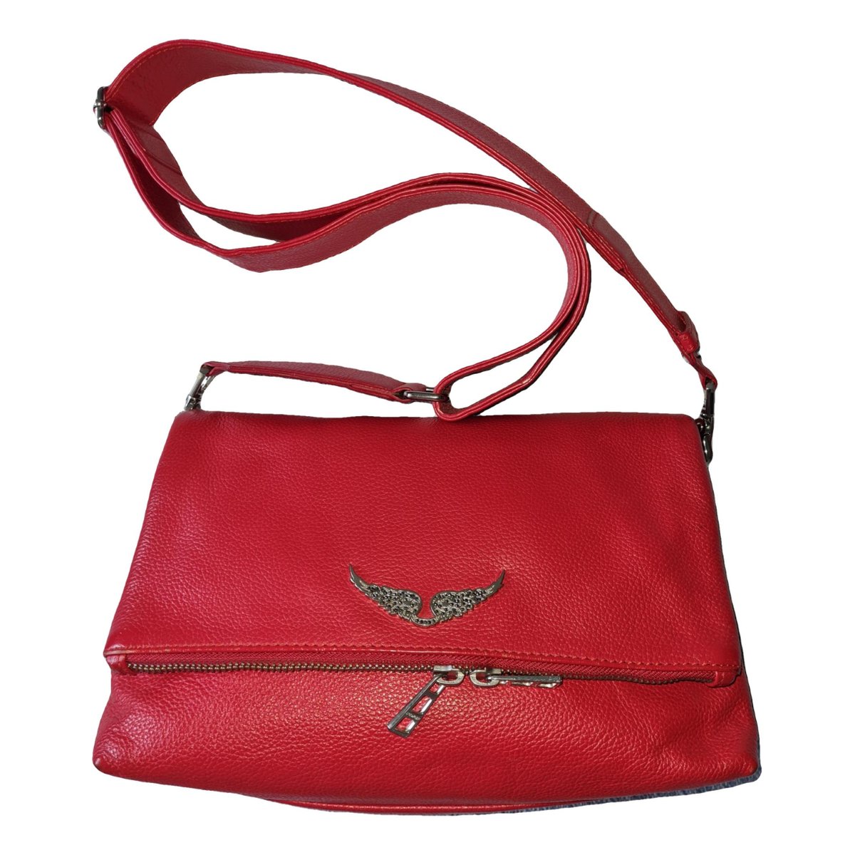 Rock leather crossbody bag