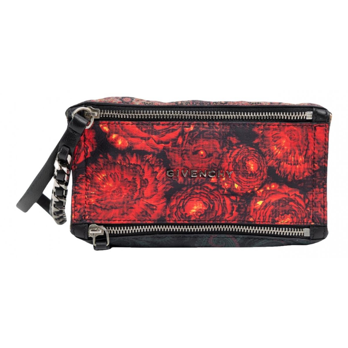 Pandora leather clutch bag