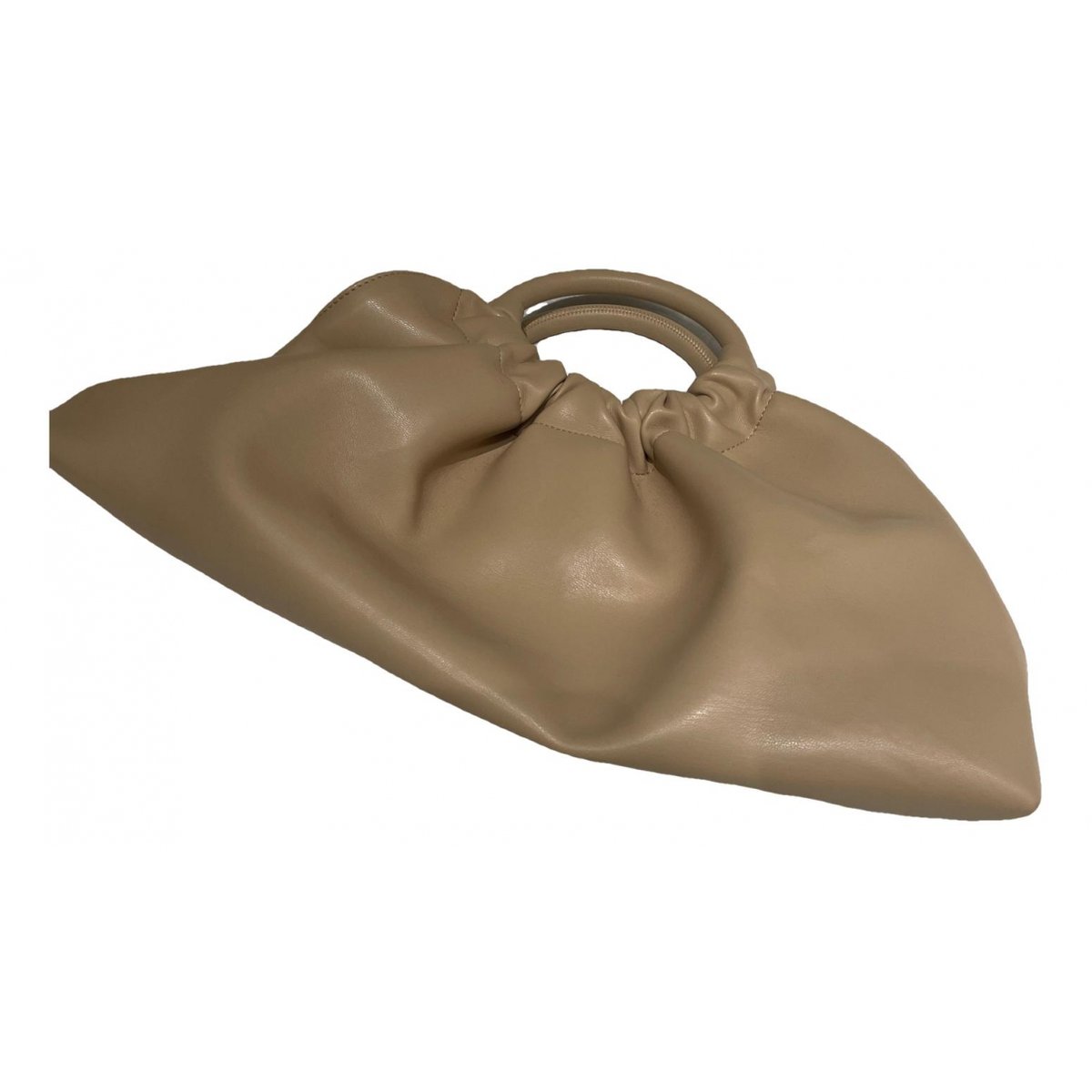 Trapeze leather handbag