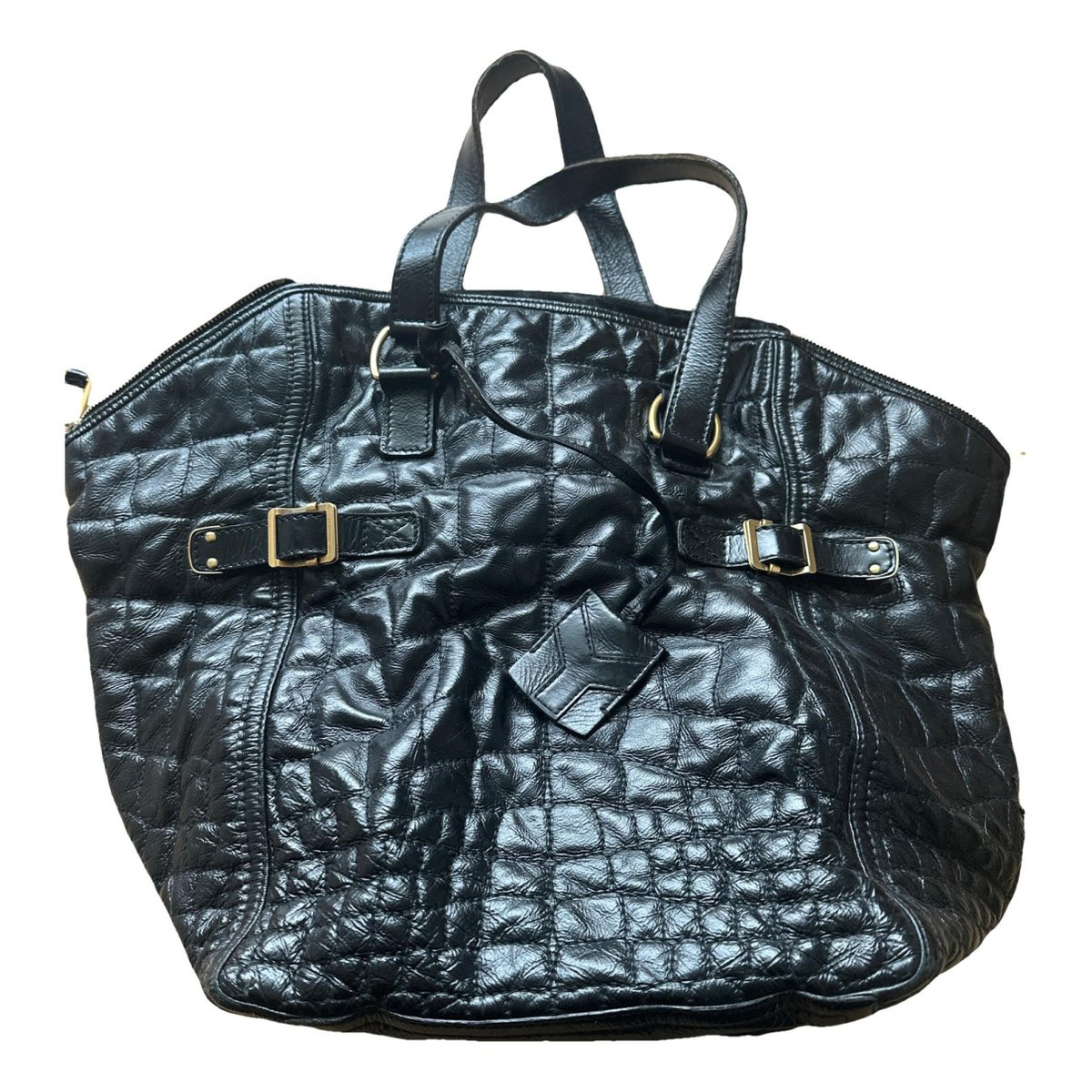 Downtown leather handbag