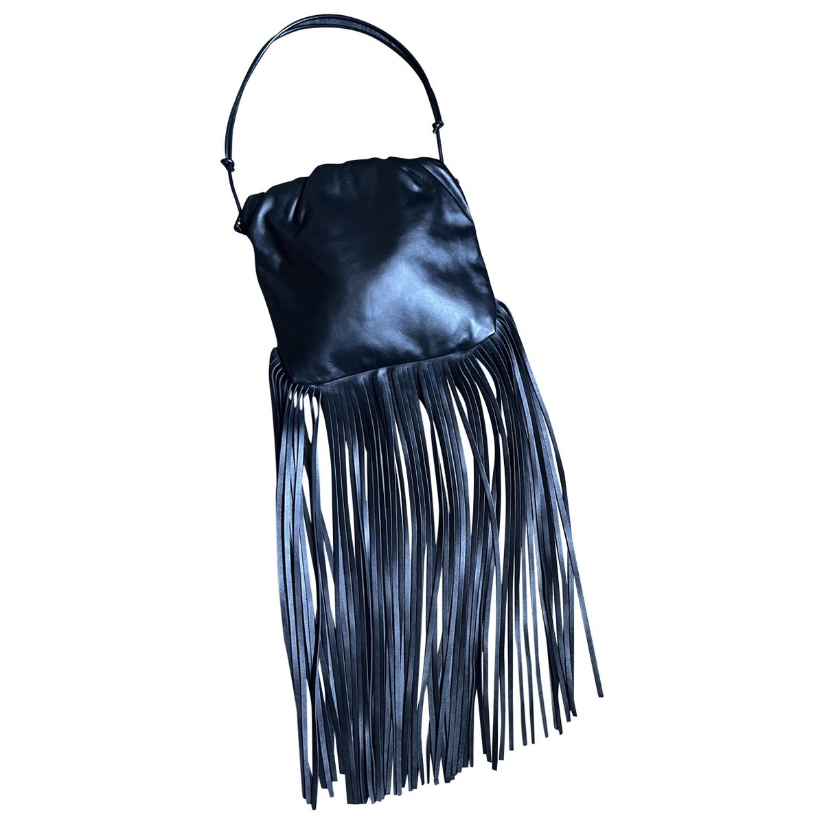 Fringe Pouch leather handbag