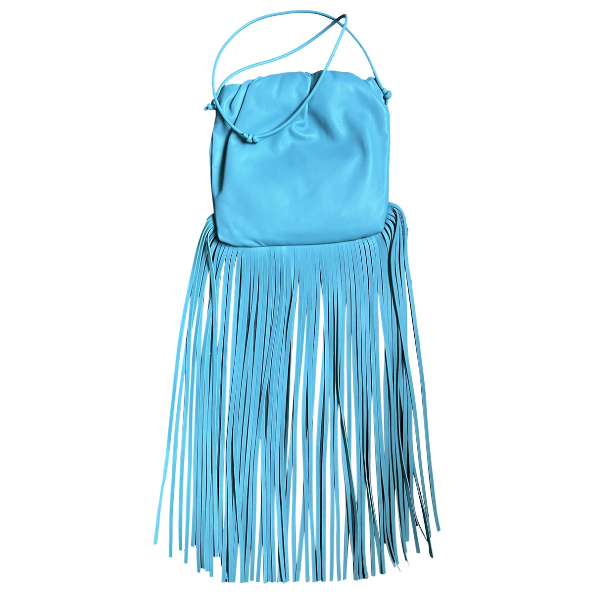 Fringe Pouch leather crossbody bag