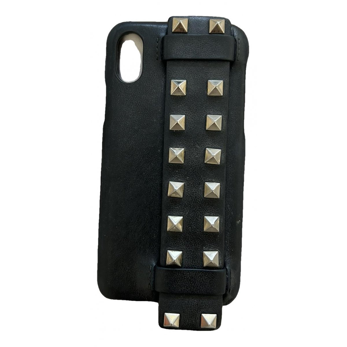 Rockstud leather purse