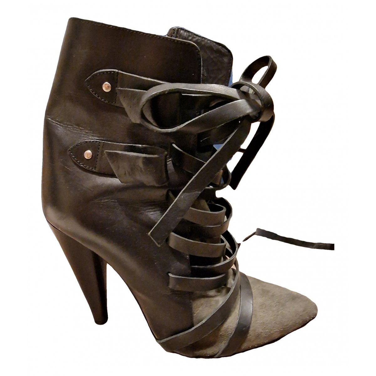 Lakfee leather boots