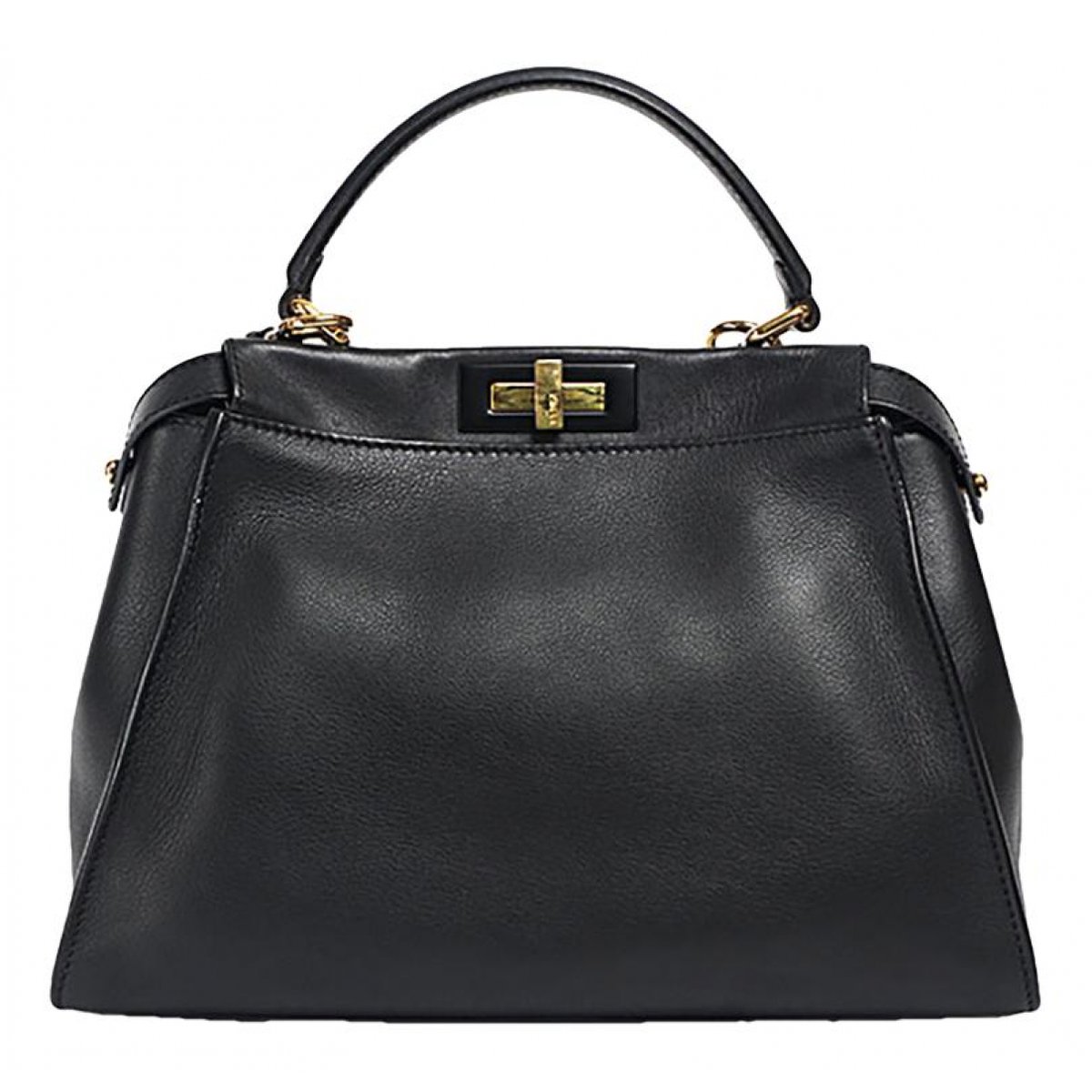 Peekaboo leather handbag